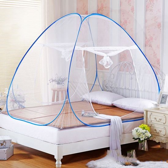 Mùng tự bung mùng gấp gọn mùng xếp thông minh