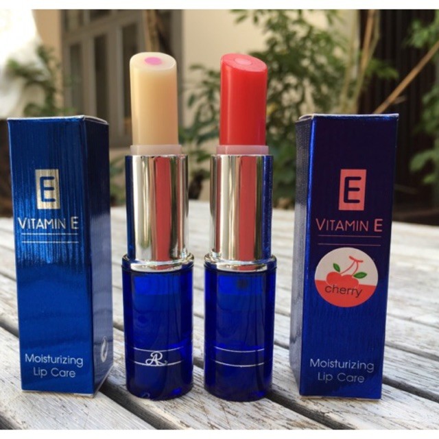 Son Dưỡng Môi Vitamin E hương cherry- Aron Thái Lan
