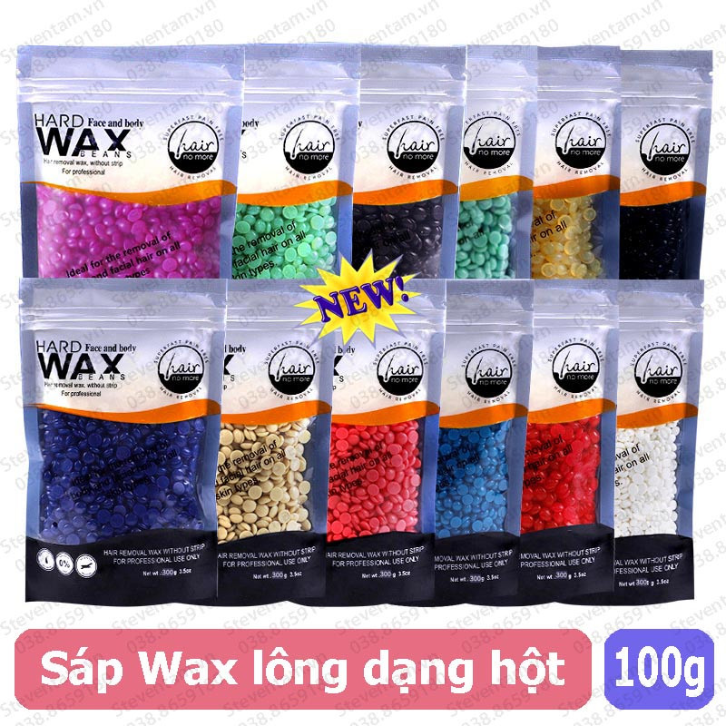 [HCM]Compo Sáp Wax Lông Nóng Hạt Đậu HARD WAX BEAN 100g  tặng Que Gỗ Lấy Sáp