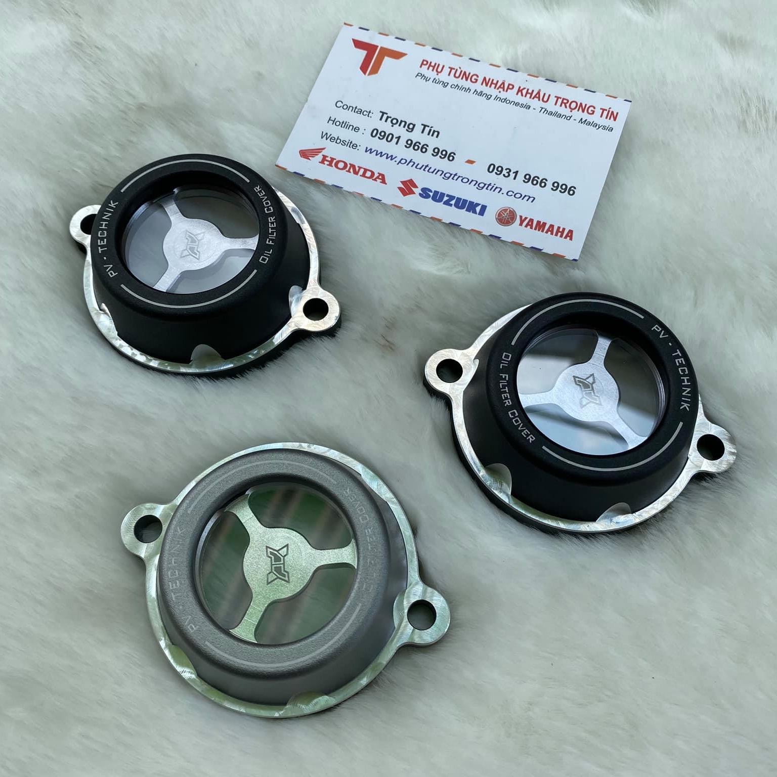 [HCM]Nắp nhớt trong suốt Suzuki Satria Raider Fi