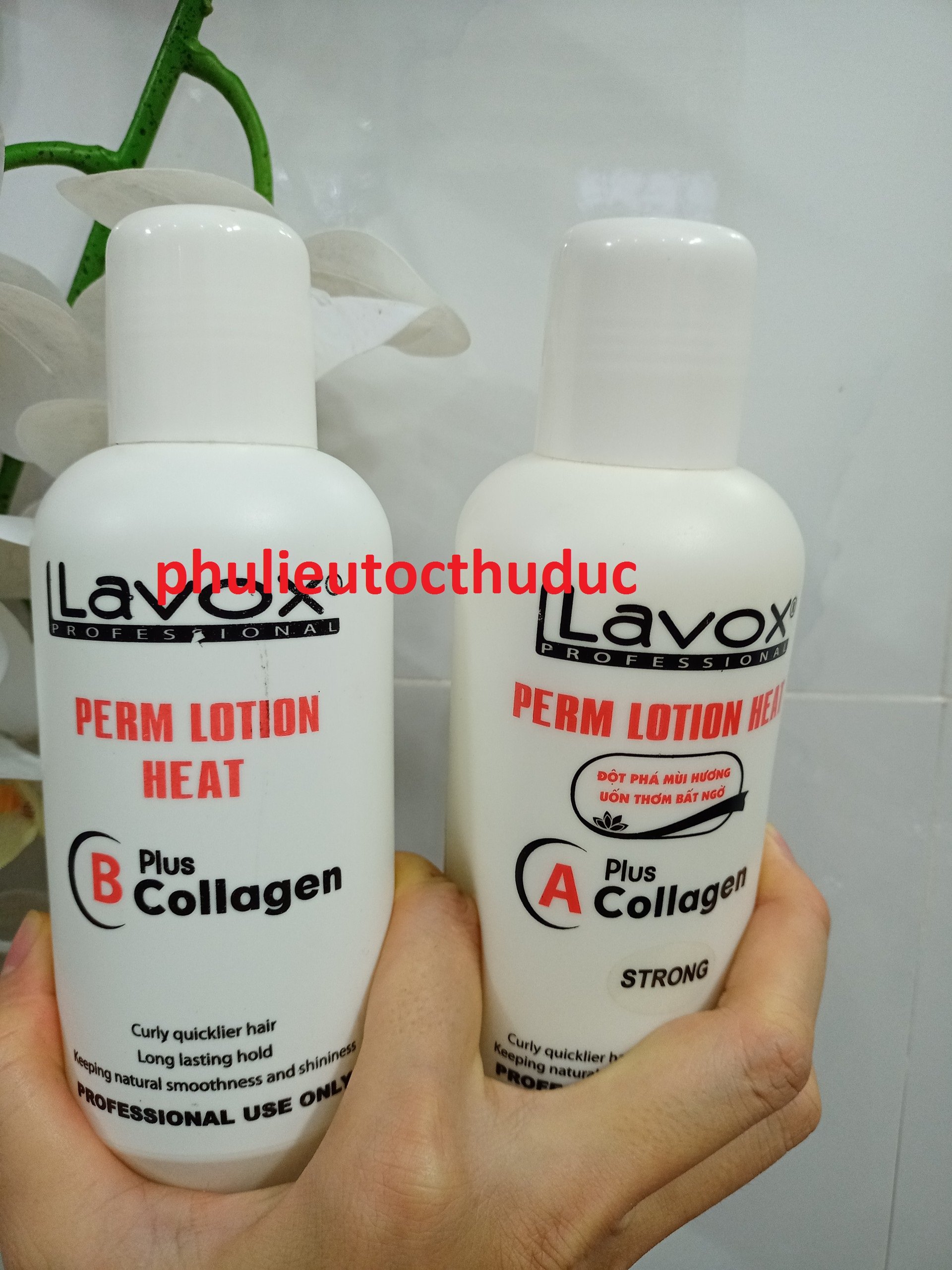Uốn nóng setting Lavox thể tích 500mlx2 chai