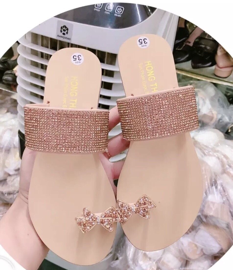 Dép nử quai xoàn lấp lánh thời trang vnxk