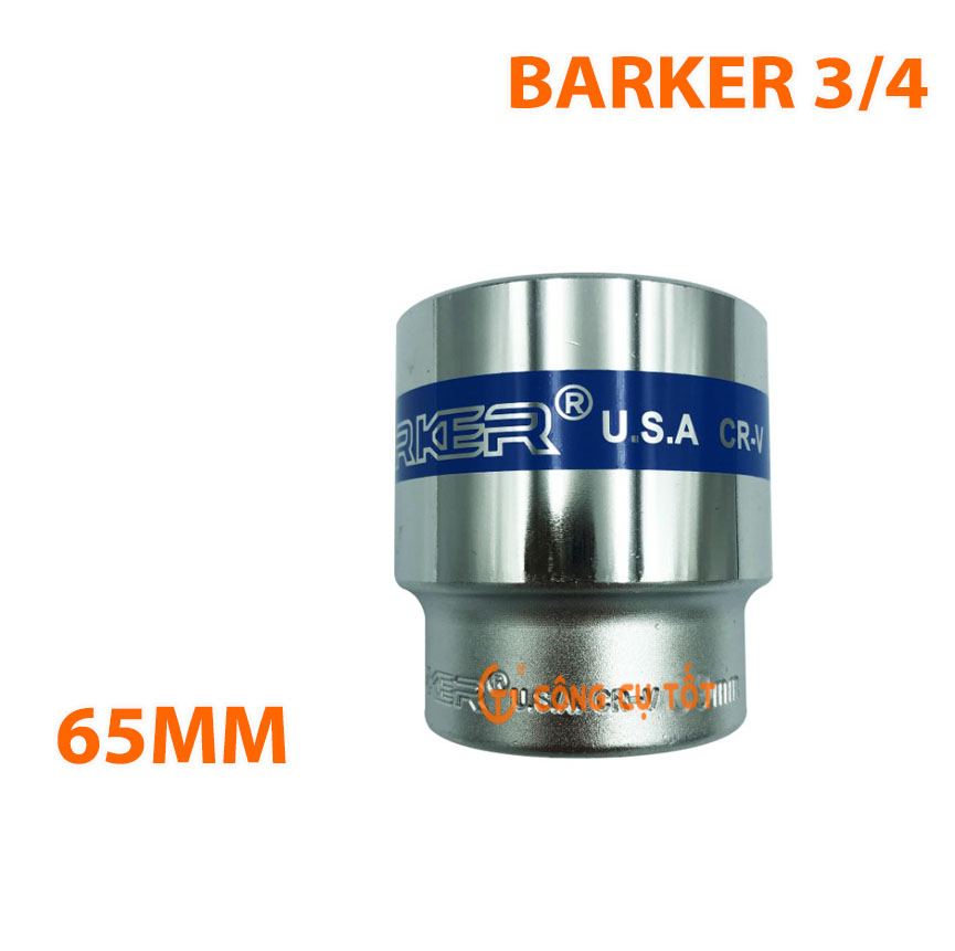 Đầu tuýp - đầu khẩu lục giác barker 3/4 inch số 46, 65