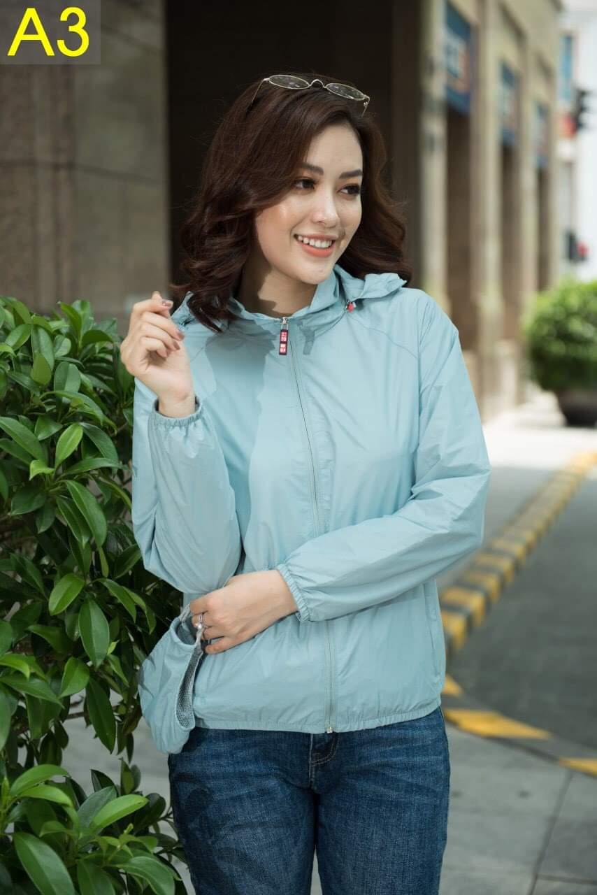 Hàng VNXK ÁO GIÓ Nhật Bản 2 lớp siêu nhẹ chống nắng chống nước cao cấp- Màu Xanh ngọc - RY'S STORE