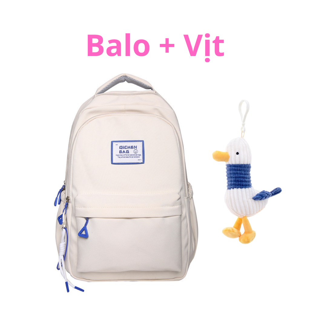 Balo Ulzzang basic đi học Hàn Quốc balo nam nữ đi chơi đi du lịch nhiều ngăn thời trang Unisex BL09