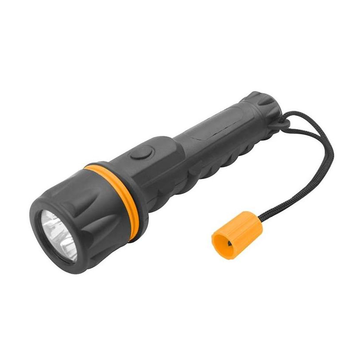 Đèn pin cán bọc nhựa 3 led dùng pin