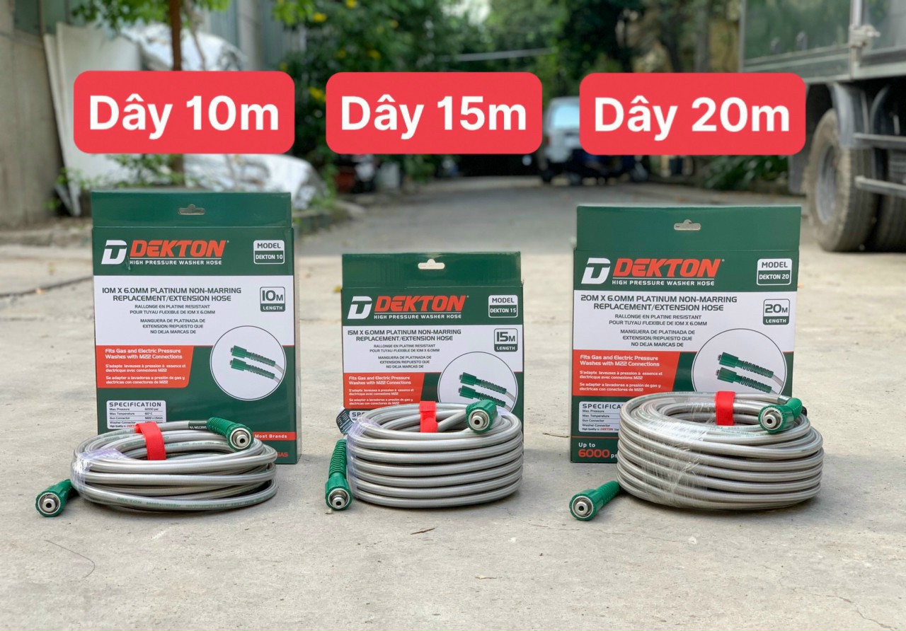 Dây Máy Xịt Rửa  Dekton 10-20M
