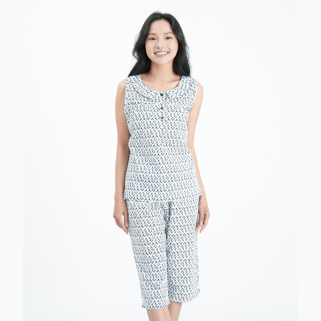 Đồ bộ lửng nữ Obee's Closet Set bộ lửng kate cổ trụ