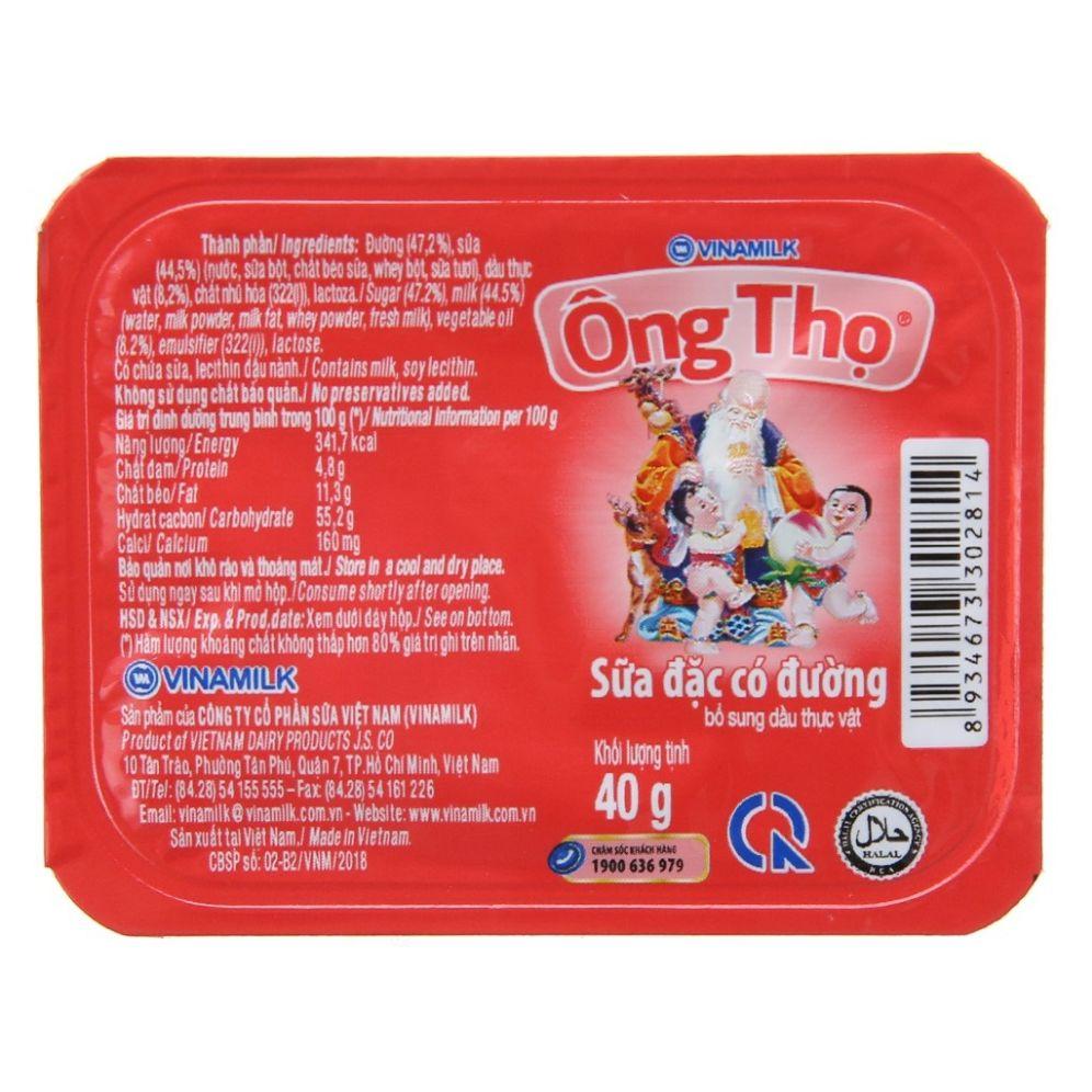 6 Hộp Sữa ông thọ Vinamilk tiện lợi 40g