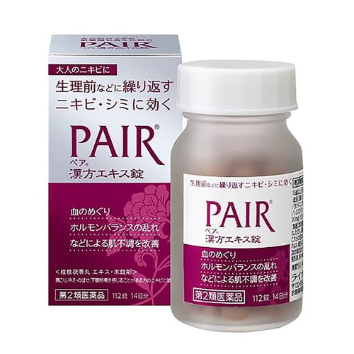 Viên uống Pair hàng Nhật nội địa Giảm các loại mụn bọc, mụn viêm, trứng cá, cám