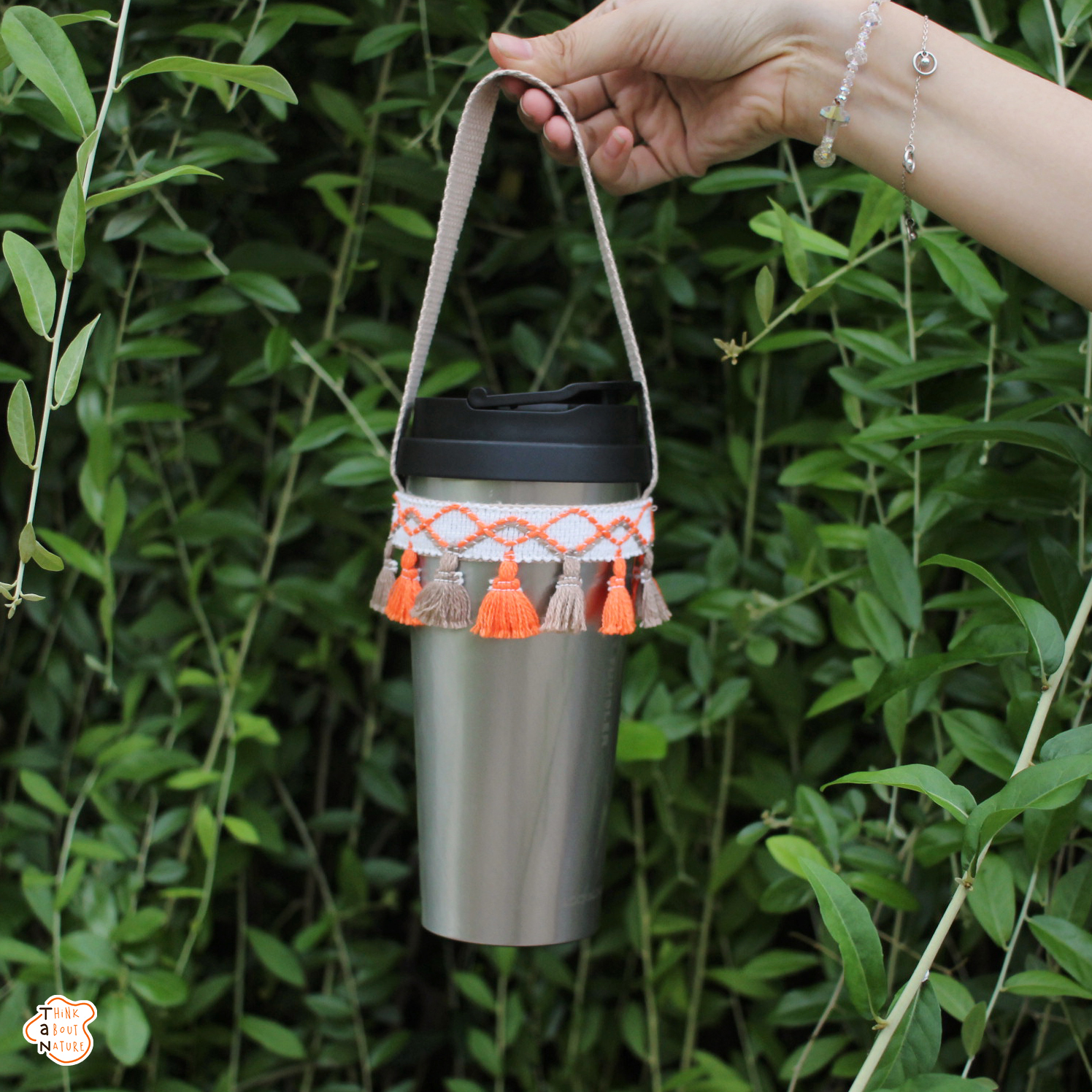 [HCM]Quai vải tua rua dân tộc màu xanh dương hồng. vàng nâu cam/ hoạ tiết thổ cẩm bohochic xách bình nướ