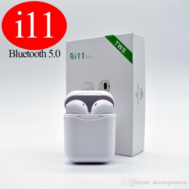 Tai nghe bluetooth i11 không dây kiểu dáng lịch sự, âm thanh hay siêu lớn tai nghe nhet tai bluetooth pin siêu trâu, âm thanh cực chất bass hay nghe gọi rảnh tay tai nghe bluetooth iphone android đều dùng được I11S