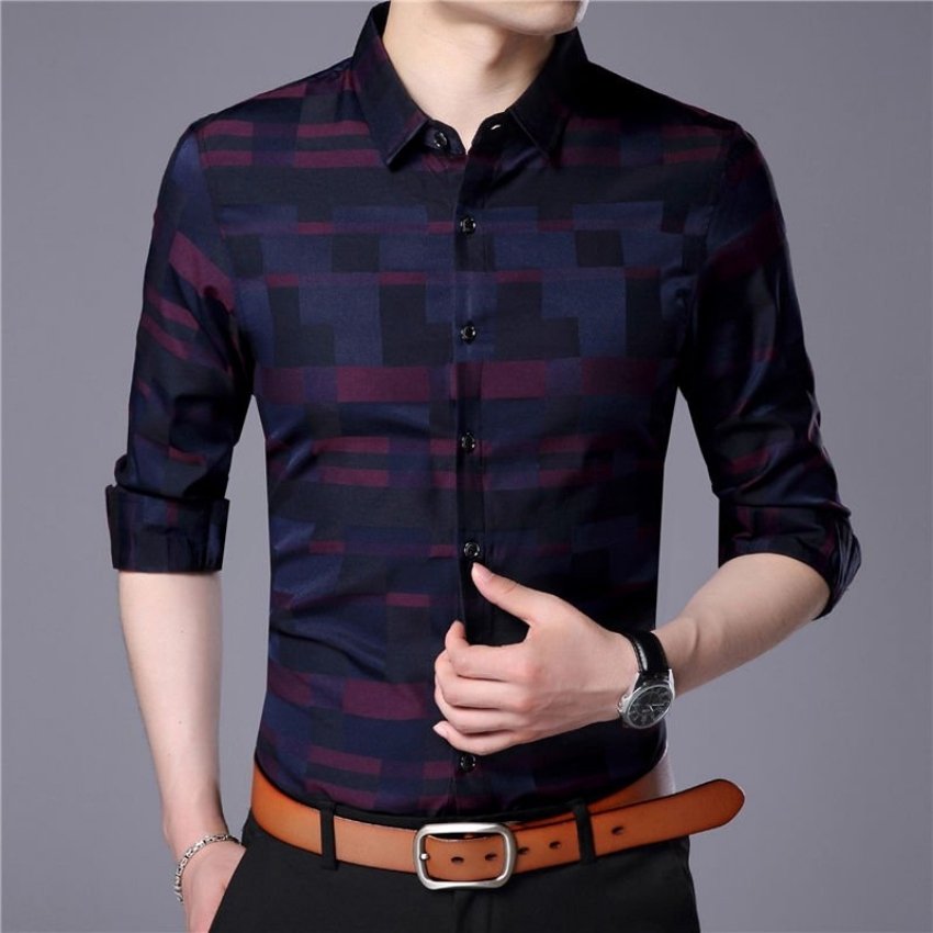 [HCM]Áo sơ mi nam dài tay Mẫu GL744 Thời Trang NGÂN HÀNG MẮT KÍNH ĐBP Thiết kế nam tính và lịch lãm