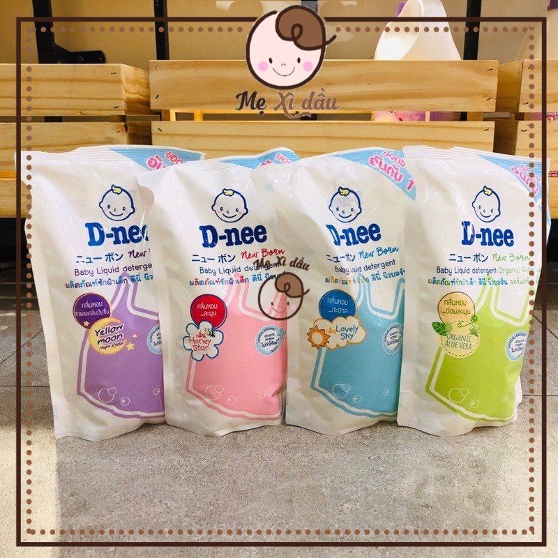 Shop mẹ xì dầu Nước giặt xả quần áo Dnee túi 600ml chính hãng
