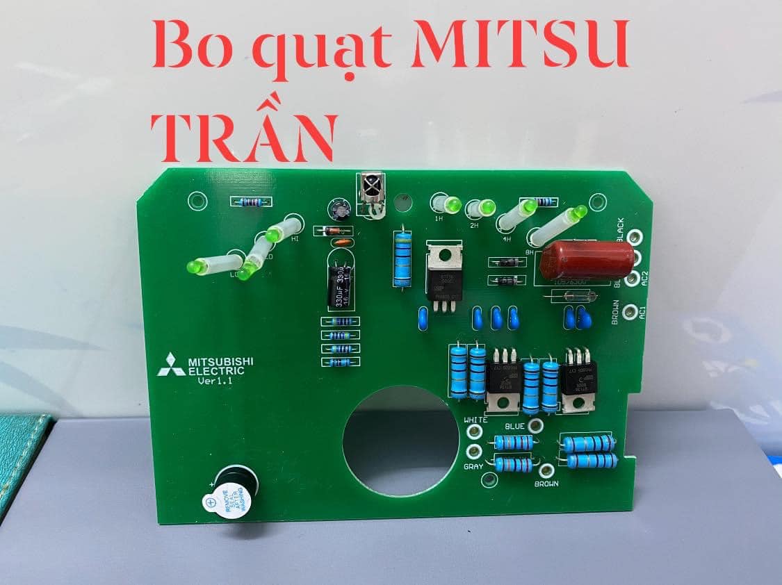 Mạch Quạt Trần Mitsubishi Loại 4 Cánh 5 Cánh
