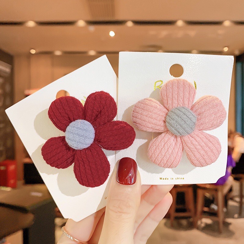 Kẹp hoa vải - kẹp hoa dễ thương mika mika