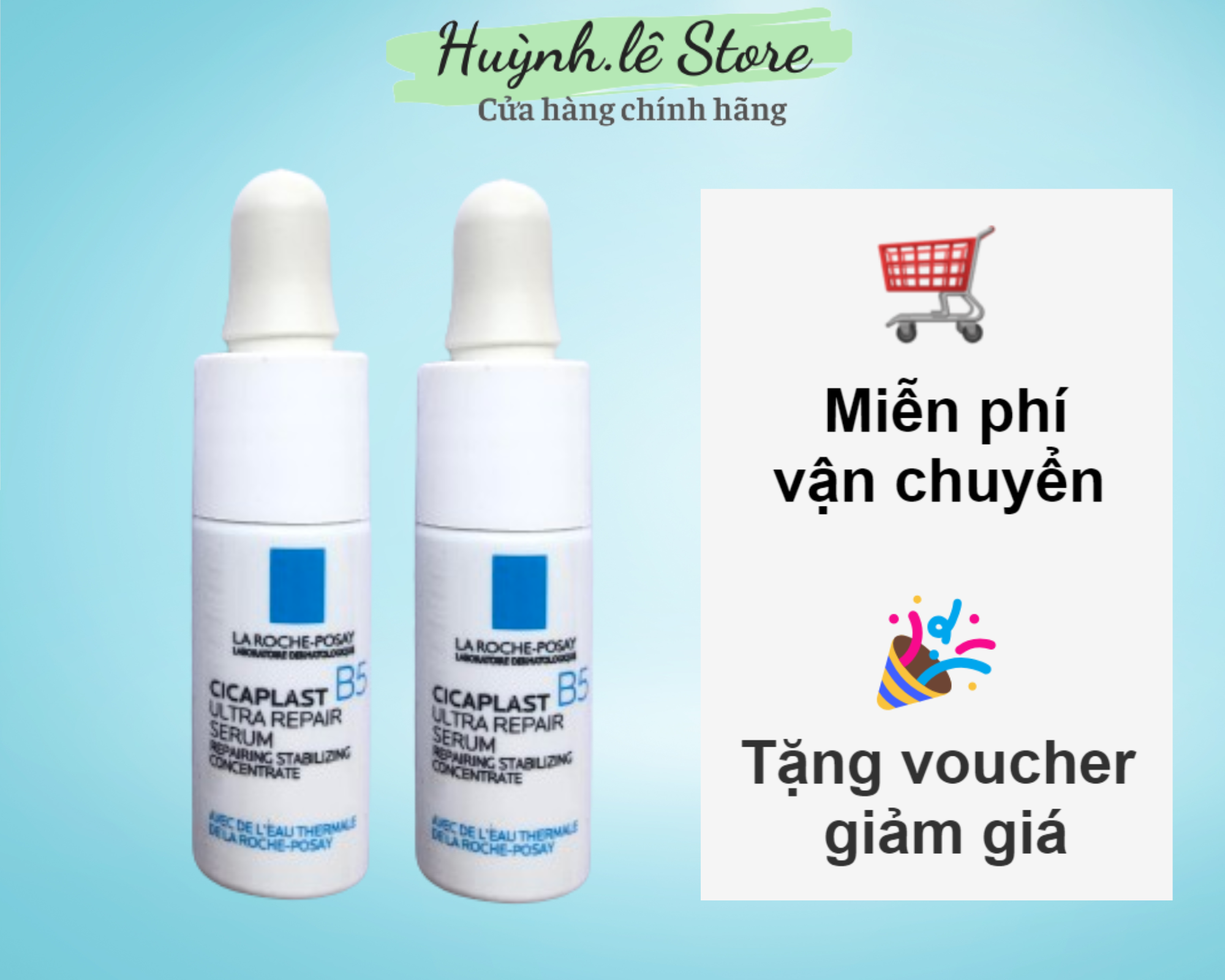 Serum B5 dưỡng da, làm mềm, mượt và ẩm da La Roche Posay Cicaplast Ultra Repair 10ml