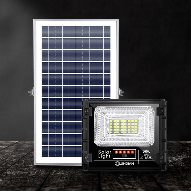 Đèn Năng Lượng Mặt Trời 25W JINDIAN JD8825L - Model 2020  BẢO HÀNH 2 NĂM  Sản phẩm sử dụng 100% năng lượng mặt trời, có điều khiển từ xa tiện lợi và thông minh