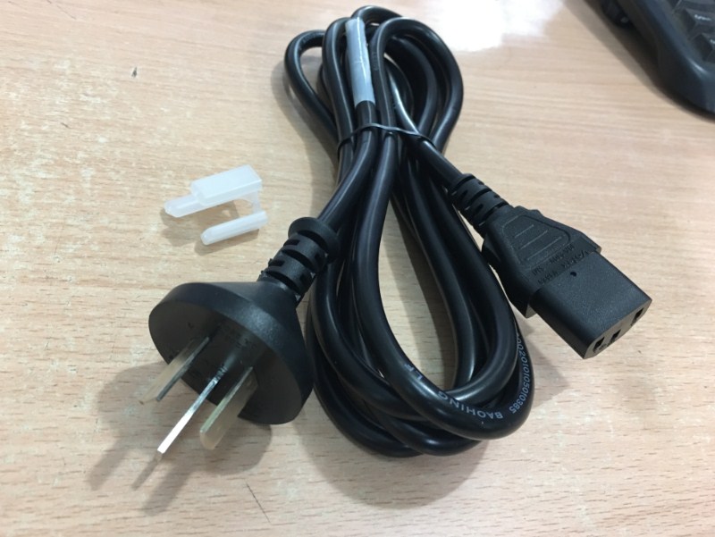Dây nguồn 3 châú ustralia & china chuẩn 3 chân chéo tam giác c13 10a 250v 3x1.0mm length 2.5m