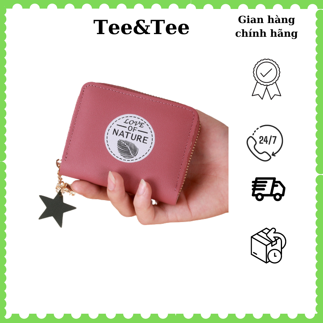 Ví nữ mini ngắn cầm tay nữ hàn quốc tvnn218