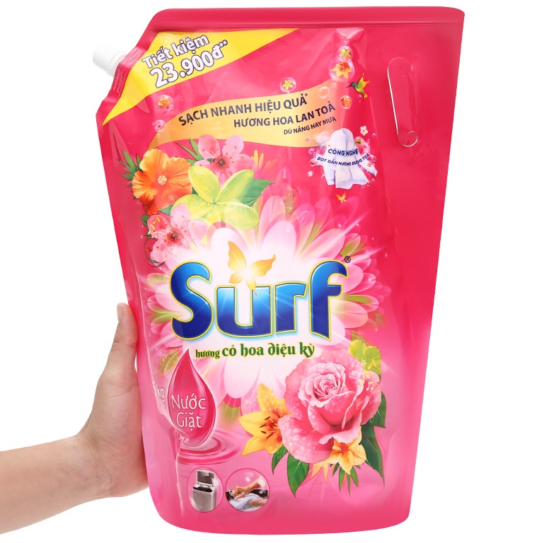 Nước giặt Surf hoa cỏ diệu kỳ túi 3.5kg