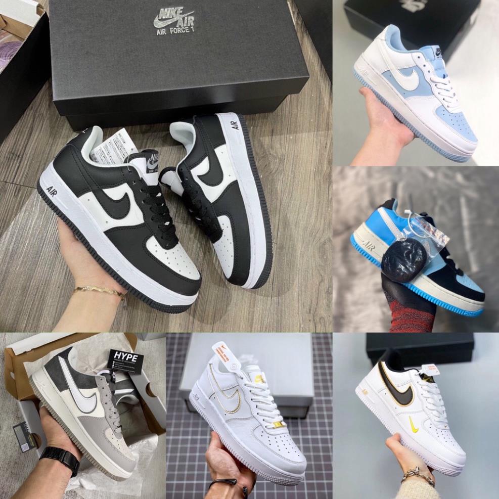 Giày thể thao AF1 trắng,xanh,xám các màu mới, Giày sneaker force 1 dễ phối đồ