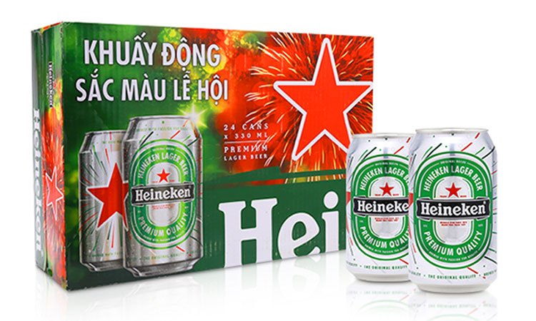 BIA HEINEKEN – LON CAO 330ML