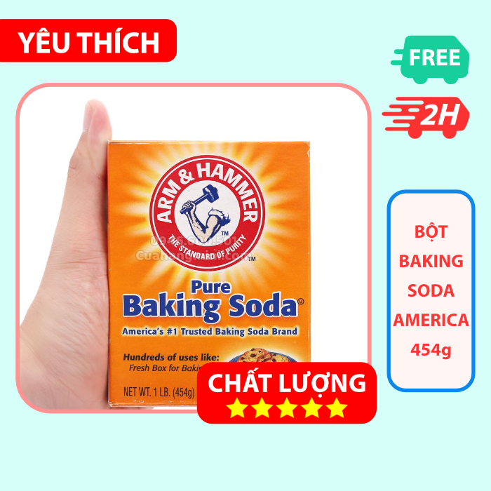 Bột nở baking soda làm bánh arm hammer làm bánh