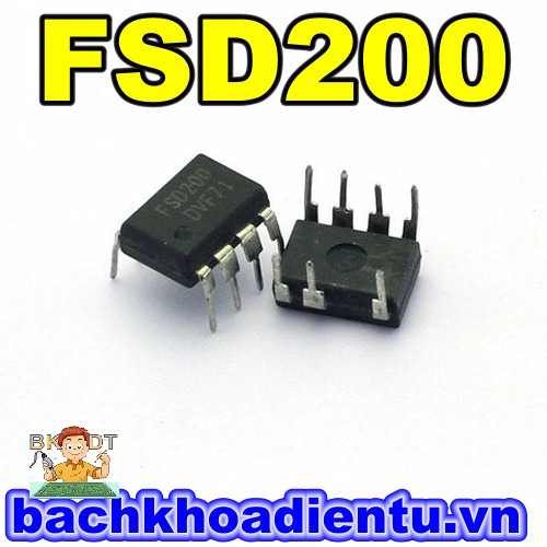 Ic nguồn fsd200 chính hãng.