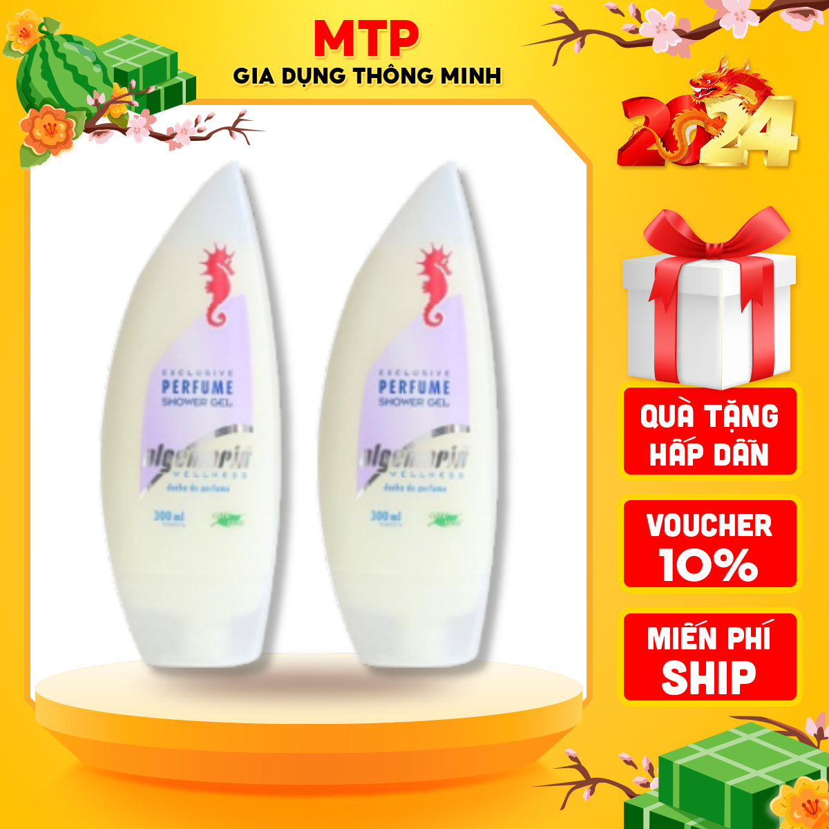 Sữa tắm cá ngựa Đức 300ml - dưỡng ẩm - săn chắc da - sáng mịn da