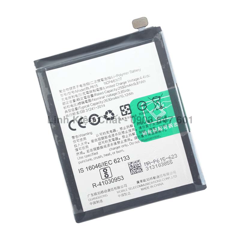 Pin cho điện thoại oppo a37f a37fw 2630mah zin