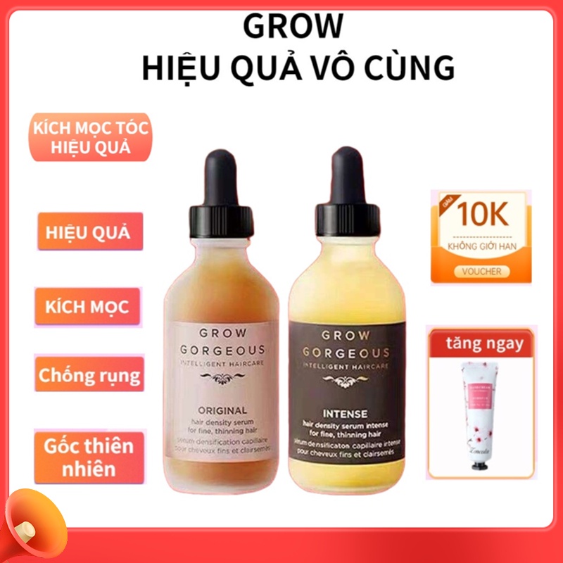 Kích thích mọc tóc Grow Gorgeous Hair Density serum mọc tóc tinh dầu dưỡng tóc mọc tóc nhanh mọc tóc giảm rụng làm dầy tóc Ngăn ngừa rụng tóc, kích mọc tóc, cung cấp 60ml nhập khẩu anh