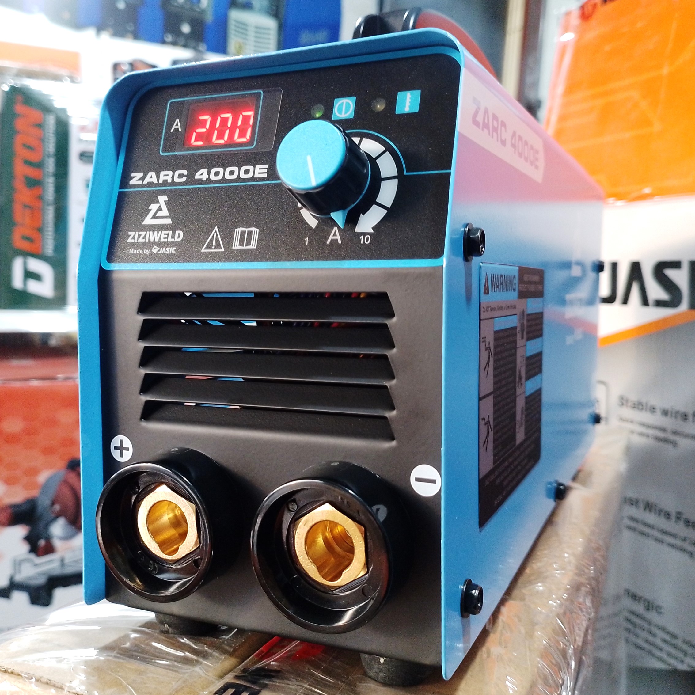 Máy hàn que ziziweld - zarc4000e sản phẩm của jasic chính hãng do weldcom phân phối
