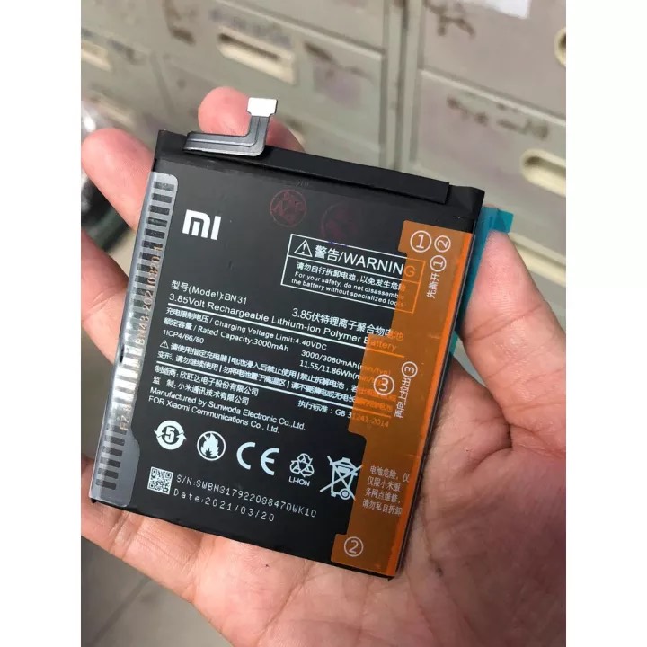 Pin xiaomi mi 5x / redmi note 5a / redmi note 5a prime / bn31 / mi a1 / redmi note 5a pro / redmi y1 lite / redmi s2