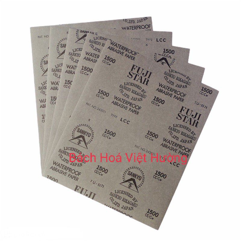 Giấy giáp, nhám nước nhật bản đủ độ nhám từ p100 đến p2000