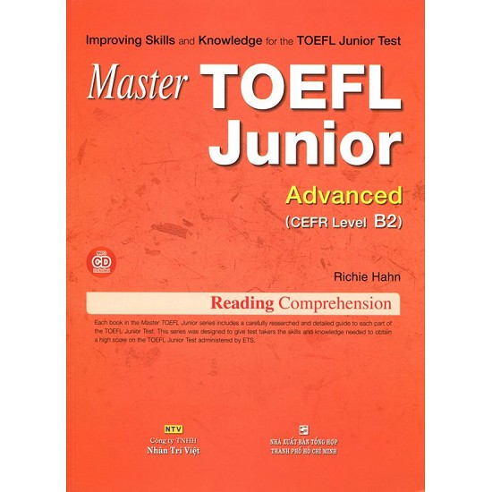 Sách - master toefl junior - advanced level b2 - 9786045826201