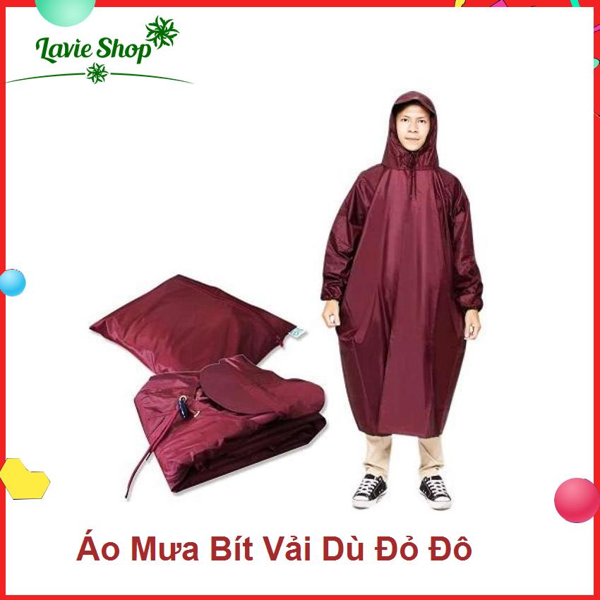 Áo Mưa Bít Vải Dù Siêu Bền  - Cao Cấp 1.4m