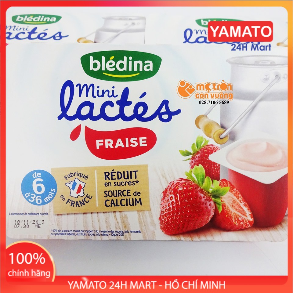 Sữa Chua Bledina Vị Dâu Pháp Cho Bé Từ 6 Tháng Tuổi, Sữa Chua Cho Bé, Sữa Chua Pháp, Sữa Chua Cho Bé Ăn Dặm, Sữa Chua Nguội [DATE T3/2023]