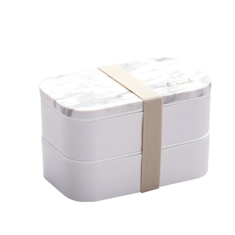 Giảm giá Bento Boxes Marble Pattern Lunch Box Office Bento Box Microwave  Dinnerware Food Storage Container for Adult - BeeCost