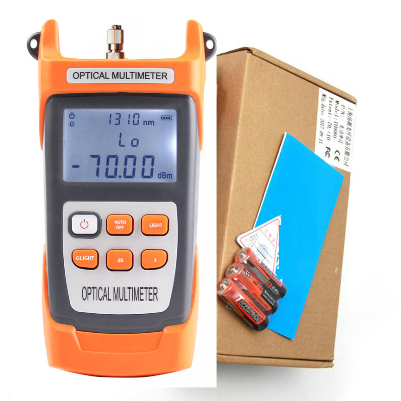 Máy đo công suất quang th-880 - đo 8 bước sóng từ 850nm tới 1650nm - kèm 03 pin aa