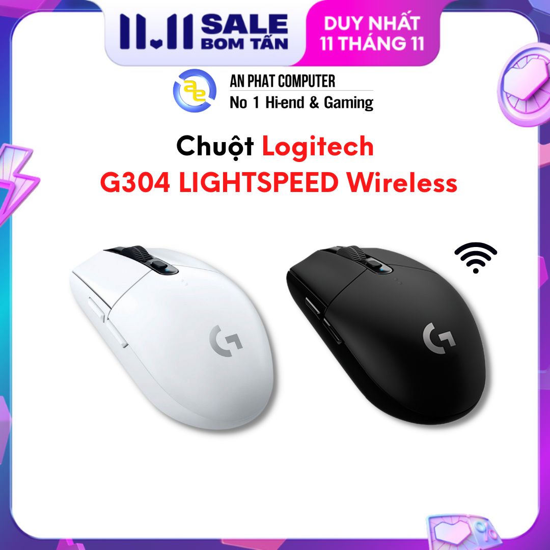 Chuột không dây logitech g304 lightspeed wireless - bh chính hãng 24 tháng