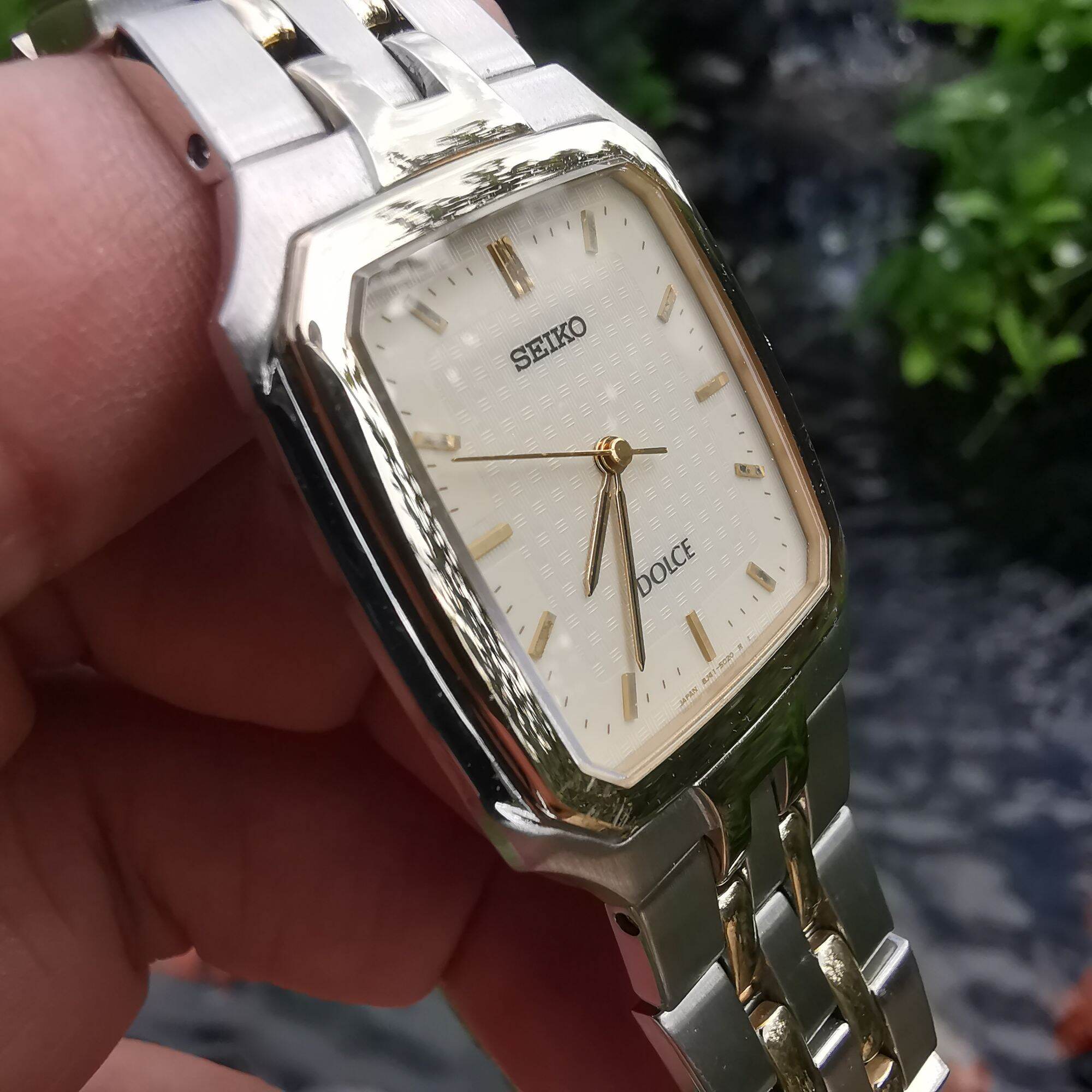 Đồng Hồ Nữ Si Nhật ✨? SEIKO - DOLCE - Demi - 8J41- 5020?✨ Độ mới cao (  Siêu Mỏng  mm )?  