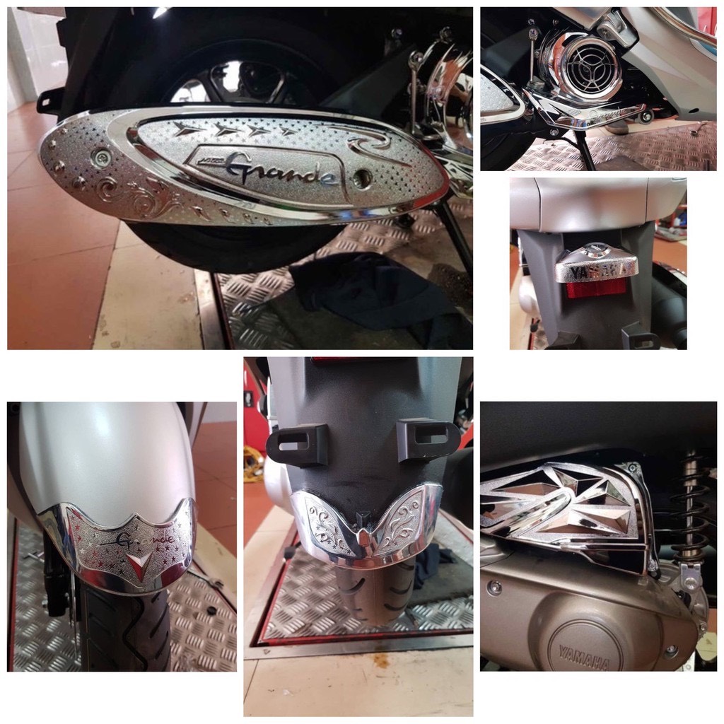 ốp trang trí grande 2021-2017 crom (7 món)