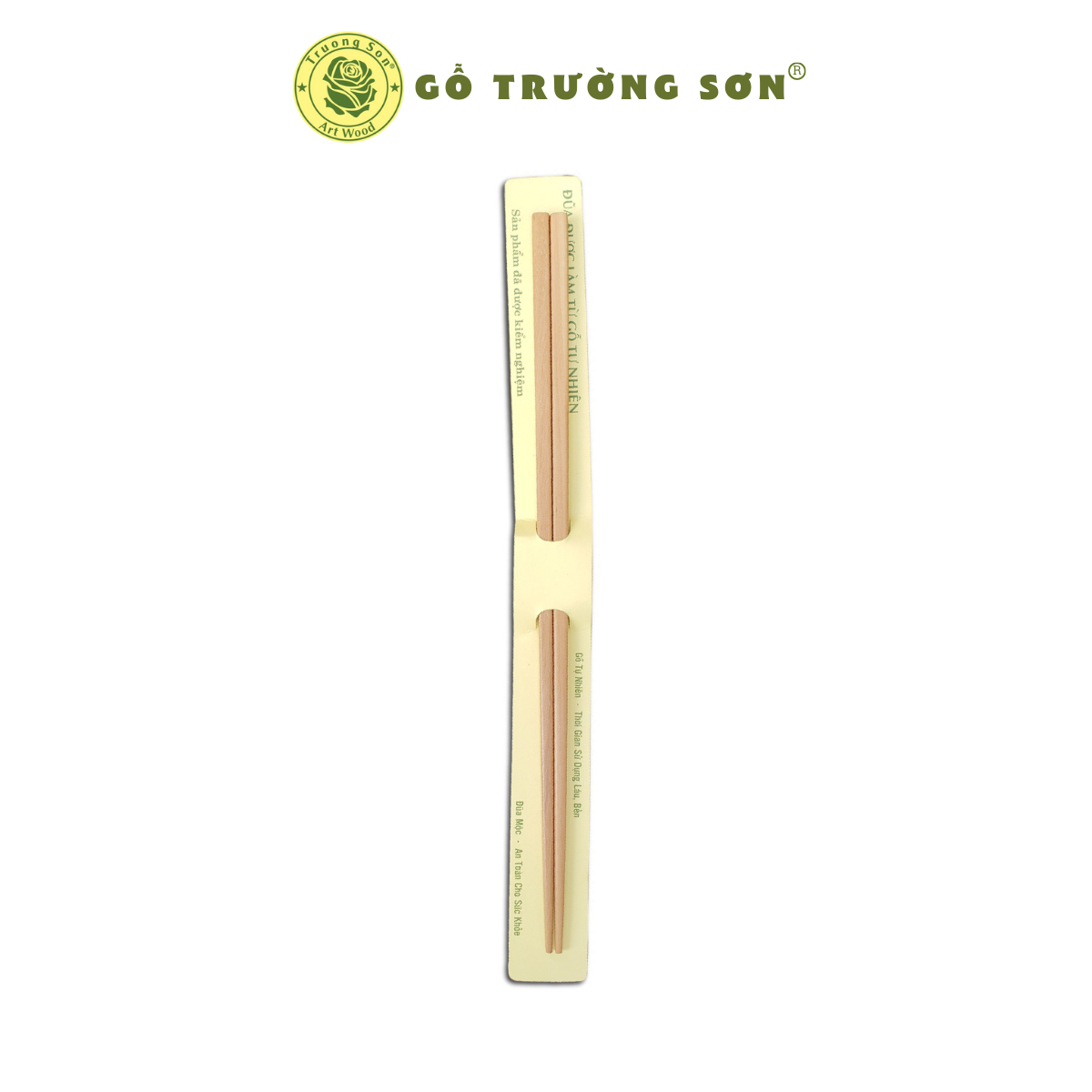 Đũa gỗ chiên xào cao cấp - đồ nhà bếp gỗ thương hiệu trường sơn