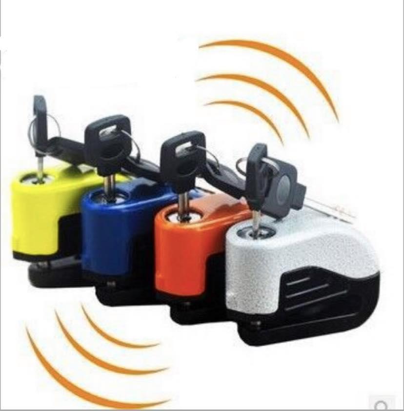 Móc khoá đĩa cao cấp hú báo động chống trộm dành cho xe máy và xe đạp - Thời Trang Phượt