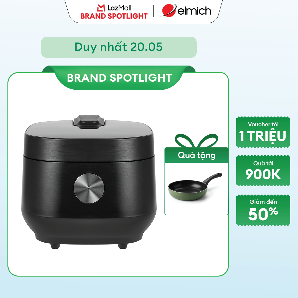 (MEGA 6.6)Nồi cơm điện tử Elmich RCE9364 dung tích 1,2L
