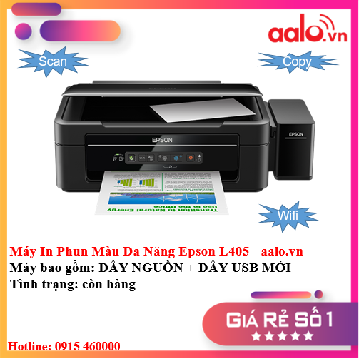 Máy in phun màu đa năng ep son l405