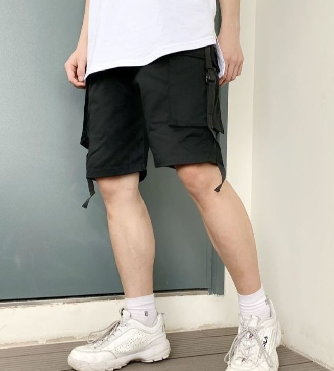 Quần jogger kaki nam nữ túi hộp đùi thời trang mới