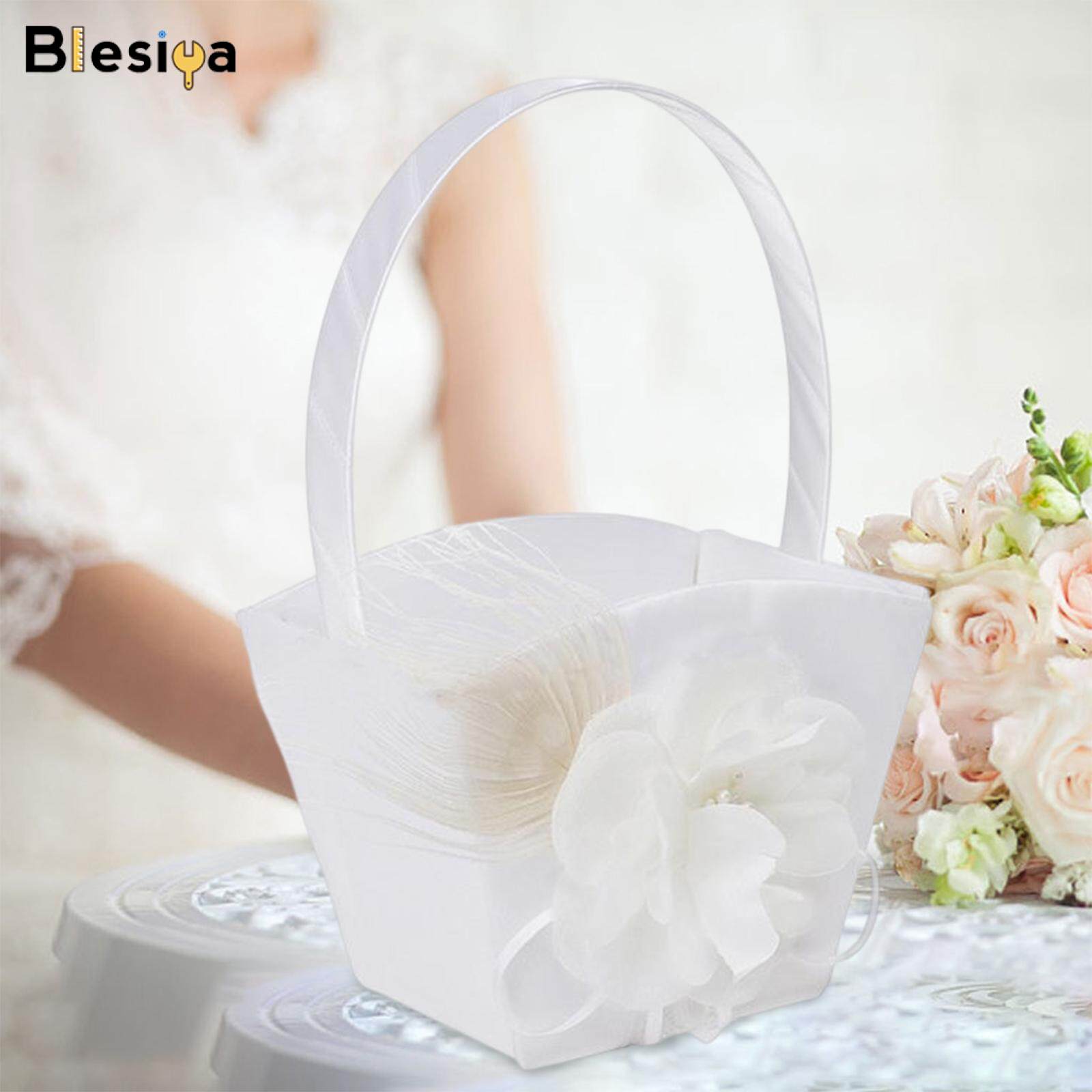 Blesiya Giỏ Hoa Đám Cưới Hộp Đựng Kẹo Trái Cây Cho Bộ Sưu Tập Tiệc Cưới