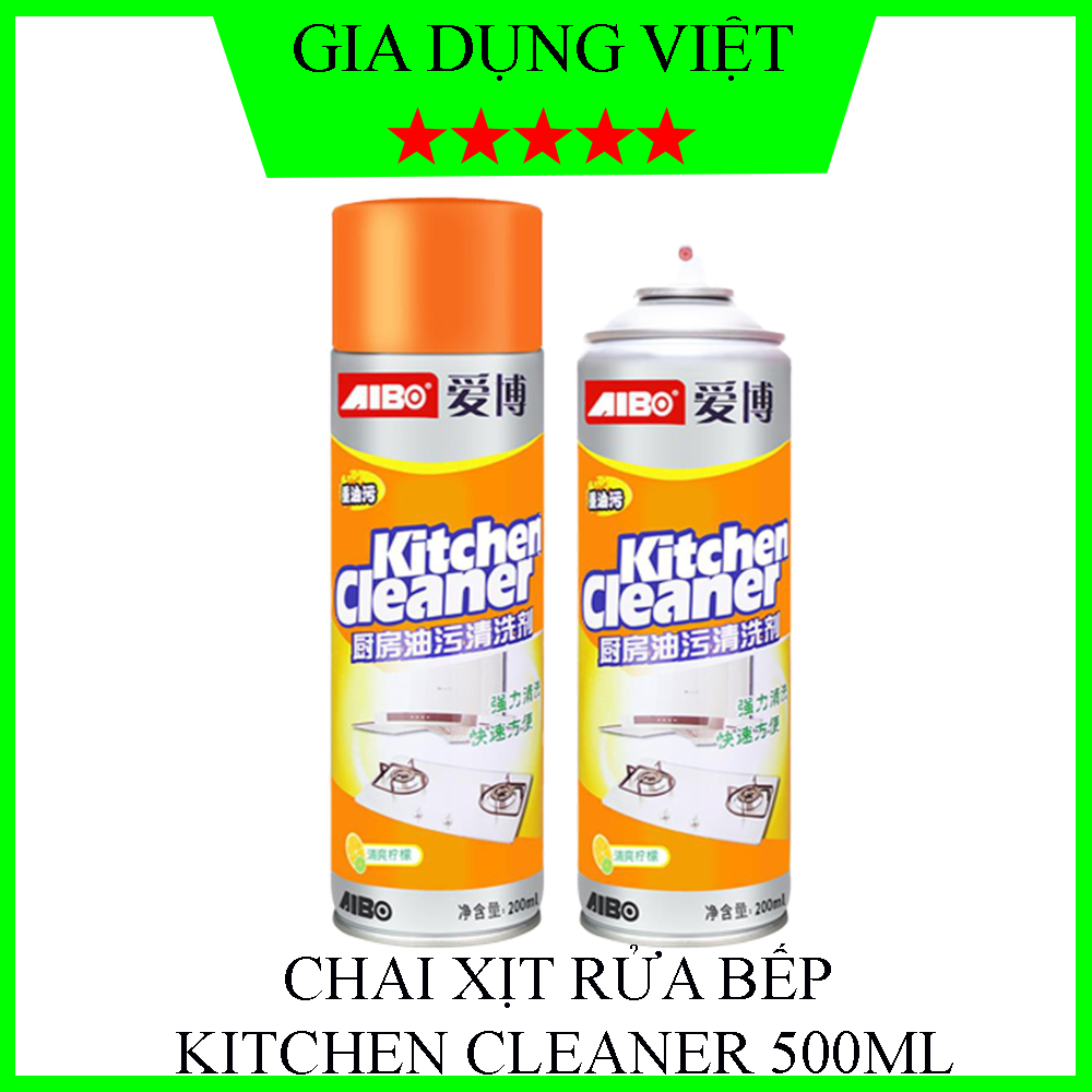 Chai xịt tẩy rửa nhà bếp đa năng Kitchen cleaner 500ml - Nước tẩy rửa nhà bếp đa năng